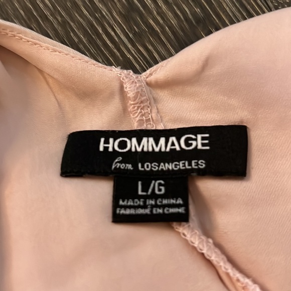 Hommage From LA Blush Pink Sleeveless Dress - Large - Picture 4 of 5